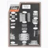 #8319 CAD Complete Stock Hardware Kit - 1971 - 1973 Sportster - Cad Plated -Motor Parts Shop 001817 8319cad sprtstr