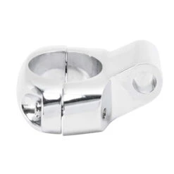Motorcycle Mirror Clamp - Chrome - For 1 Inch Handlebars -Motor Parts Shop 002282 Cycle Standard MotorcycleMirrorClamp Chrome for1inchHandlebars 4