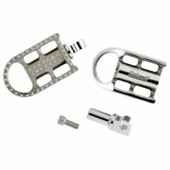 Mushman Foot Pegs- H-D - Cast Polished Stainless -Motor Parts Shop 002375 biltwell inc. mushman foot pegs h d cast polished stainless5