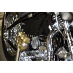 FiltroMax Universal Remote Oil Filter Mount - Polished -Motor Parts Shop 003130 lowbrow customs filtromax universal remote oil filter mount polished 2709 web