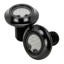 Radius Breather Bolts For Harley-Davidson Twin Cam - Black ED -Motor Parts Shop 003734 lowbrow customs radius breather bolts for harley davidson twin cam black ed 1