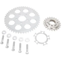 Belt To Chain Conversion Kit Harley 883 Sportster 1995-2003 - Silver Sprocket