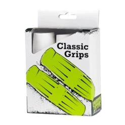 Classic Grips - White - 1 Inch -Motor Parts Shop 004090 lowbrow customs classic grips white 1 inch 1