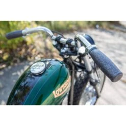 Classic Grips - Metalflake Black - 1 Inch -Motor Parts Shop 004096 lowbrow customs classic grips metalflake black 1 inch 6674 web