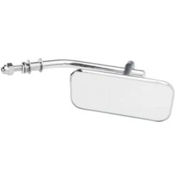 Rectangular Motorcycle Mirror - Perch Mount - Chrome 9 Rectangular Motorcycle Mirror - Perch Mount - Chrome -Motor Parts Shop 006466 cycle standard rectangular mirror perch mount chrome 2