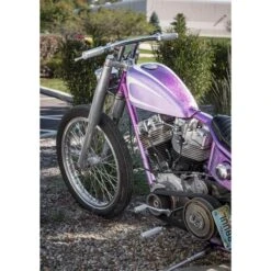 Pursuit Foot Peg Set - Raw Aluminum -Motor Parts Shop 006476 Lowbrow Customs PursuitFootPegSet RawAluminum 4