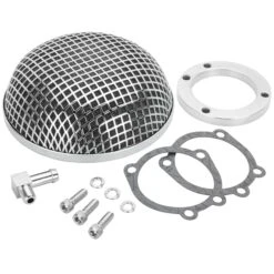 Mesh Air Cleaner - Chrome - Harley-Davidson CV Carb Sportster And Big Twin