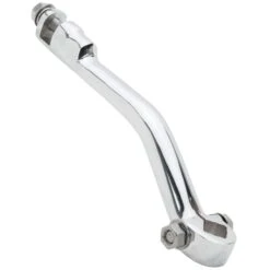 Stock Style Chrome Kicker Lever - 1936 - 1977 Harley Big Twin And 1957 - 1976 XL -Motor Parts Shop 008161 drag specialties stock style chrome kicker lever 3