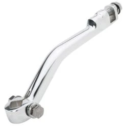 Stock Style Chrome Kicker Lever - 1936 - 1977 Harley Big Twin And 1957 - 1976 XL -Motor Parts Shop 008161 drag specialties stock style chrome kicker lever 4
