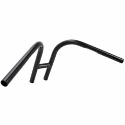 Rabbit Ears Handlebars - 1 Inch - Black -Motor Parts Shop 008776 dimpled lowbrow customs rabbit ears handlebars 1in black dimpled 4
