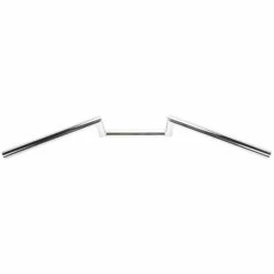 Z Bar Handlebars - 1 Inch - 4 Inch Rise - Chrome -Motor Parts Shop 009252 cycle standard z bar handlebars 4in rise chrome smooth 5
