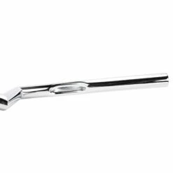 Z Bar Handlebars - 1 Inch - 4 Inch Rise - Chrome -Motor Parts Shop 009252 cycle standard z bar handlebars 4 in rise chrome dimpled 5