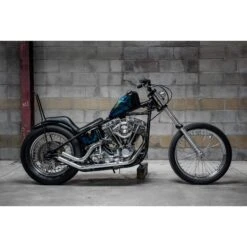 Z Bar Handlebars - 1 Inch - 4 Inch Rise - Black -Motor Parts Shop 009253 cycle standard z bar handlebars 1in 4in rise black 1