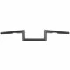 Z Bar Handlebars - 1 Inch - 4 Inch Rise - Black -Motor Parts Shop 009253 cycle standard z bar handlebars 4 in rise black dimpled 2014 1