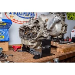 Harley-Davidson 45 Flathead Motor Engine Stand 18 Harley-Davidson 45 Flathead Motor Engine Stand -Motor Parts Shop 009411 lowbrow customs harley davidson 45 flathead motor engine stand 1