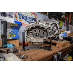 Harley-Davidson 45 Flathead Motor Engine Stand 21 Harley-Davidson 45 Flathead Motor Engine Stand -Motor Parts Shop 009411 lowbrow customs harley davidson 45 flathead motor engine stand 4