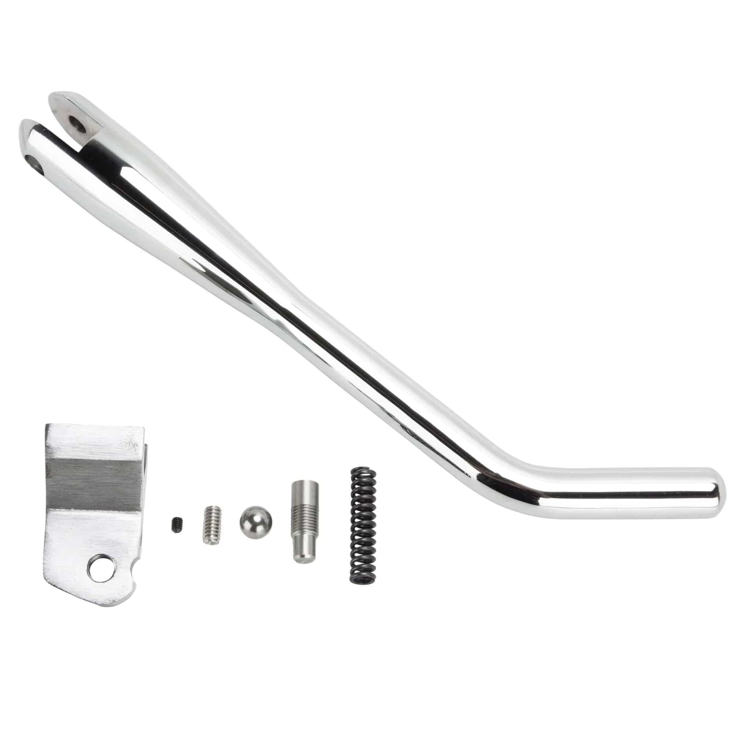 Universal Weld-On Kickstand With Internal Spring - For 1 Inch Tubing - Chrome 6 Universal Weld-On Kickstand With Internal Spring - For 1 Inch Tubing - Chrome - Image 4