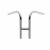 Narrow Rabbit Ears Handlebars - 1 Inch - Chrome -Motor Parts Shop 010085 lowbrow customs narrow rabbit ears handlebars 1in chrome 1 new
