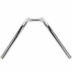 Narrow Rabbit Ears Handlebars - 1 Inch - Chrome -Motor Parts Shop 010085 lowbrow customs narrow rabbit ears handlebars 1in chrome 3