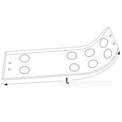 Baja Skid Plate For 2004 & Up Harely-Davidson Sportsters - Aluminum 14 Baja Skid Plate For 2004 & Up Harely-Davidson Sportsters - Aluminum -Motor Parts Shop 010121 Bates BajaSkidPlatefor2004andupHarley DavidsonSportsters Aluminum 2