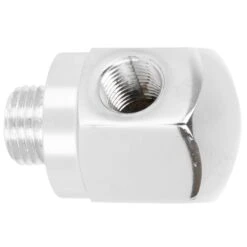 Rocker Box Oil Pressure Gauge Adapter Fitting - Chrome - 1971 - Up Harley-Davidson Shovelhead, 1971 - 1985 Sportster