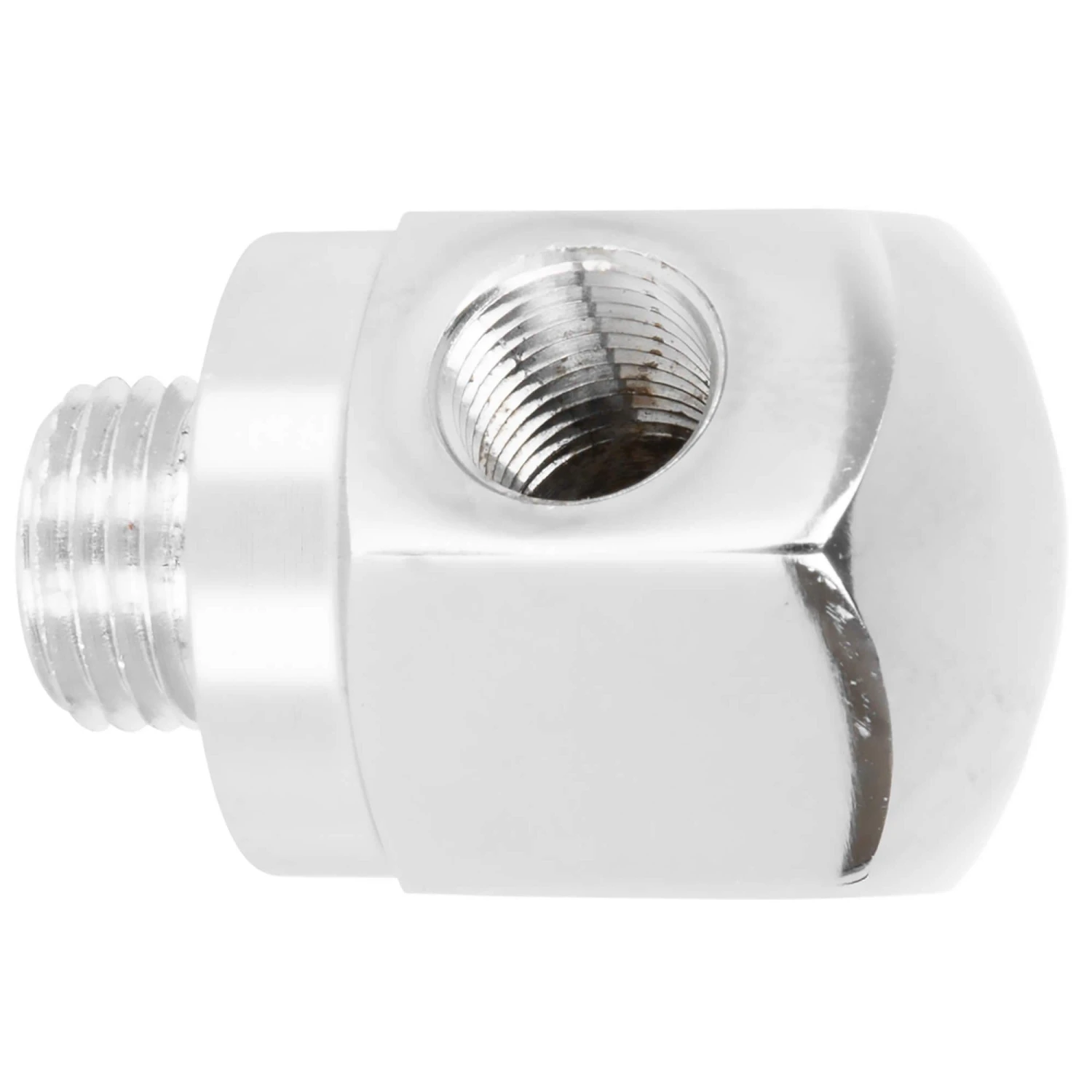 Rocker Box Oil Pressure Gauge Adapter Fitting - Chrome - 1971 - Up Harley-Davidson Shovelhead, 1971 - 1985 Sportster 3 Rocker Box Oil Pressure Gauge Adapter Fitting - Chrome - 1971 - Up Harley-Davidson Shovelhead, 1971 - 1985 Sportster