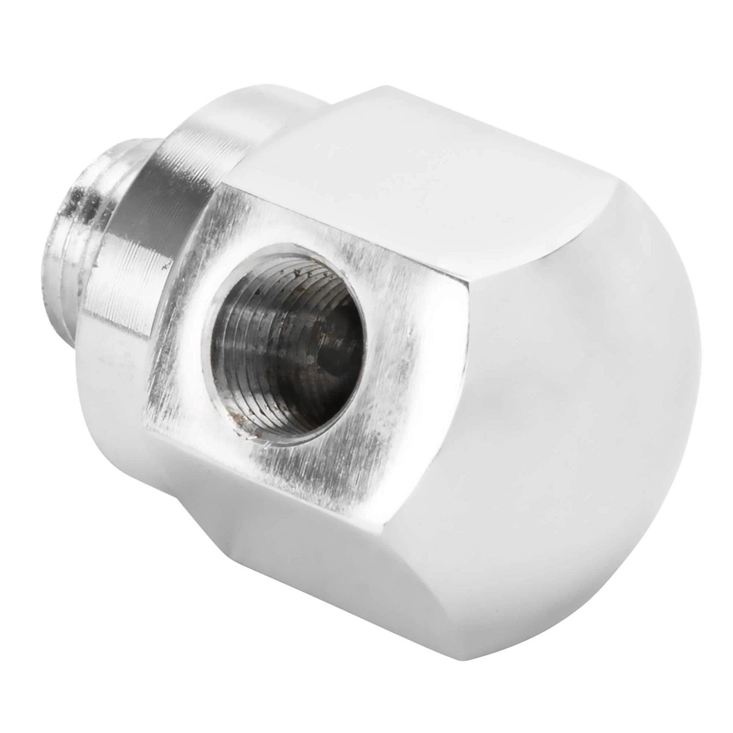 Rocker Box Oil Pressure Gauge Adapter Fitting - Chrome - 1971 - Up Harley-Davidson Shovelhead, 1971 - 1985 Sportster 5 Rocker Box Oil Pressure Gauge Adapter Fitting - Chrome - 1971 - Up Harley-Davidson Shovelhead, 1971 - 1985 Sportster - Image 3