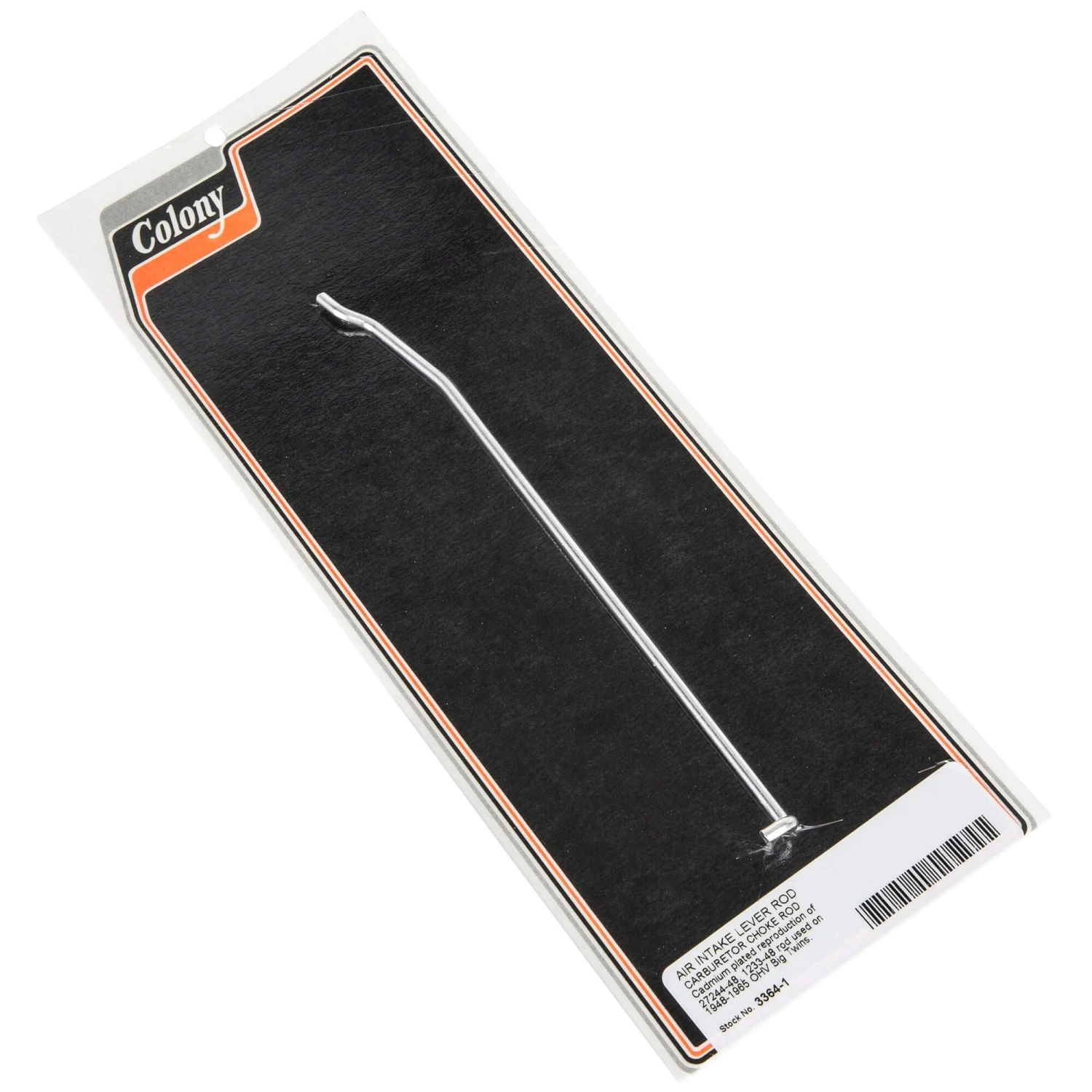 #3364-1 CAD Plated Carburetor Choke Rod 1941-47 Harley-Davidson OHV Big Twins 3 #3364-1 CAD Plated Carburetor Choke Rod 1941-47 Harley-Davidson OHV Big Twins