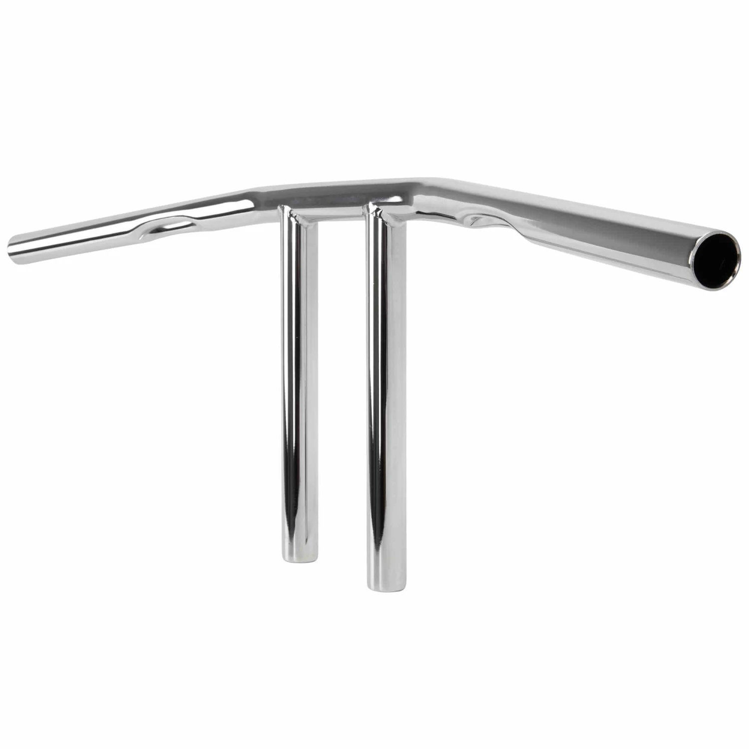 T-Bars Handlebars - 10 Inch Rise - 1 Inch - Chrome 4 T-Bars Handlebars - 10 Inch Rise - 1 Inch - Chrome - Image 2