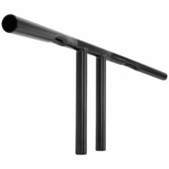 T-Bars Handlebars - 10 Inch Rise - 1 Inch - Black -Motor Parts Shop 010525 lowbrow customs t bars handlebars 10in rise 1in black 4