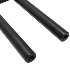 T-Bars Handlebars - 10 Inch Rise - 1 Inch - Black -Motor Parts Shop 010525 lowbrow customs t bars handlebars 10in rise 1in black 7