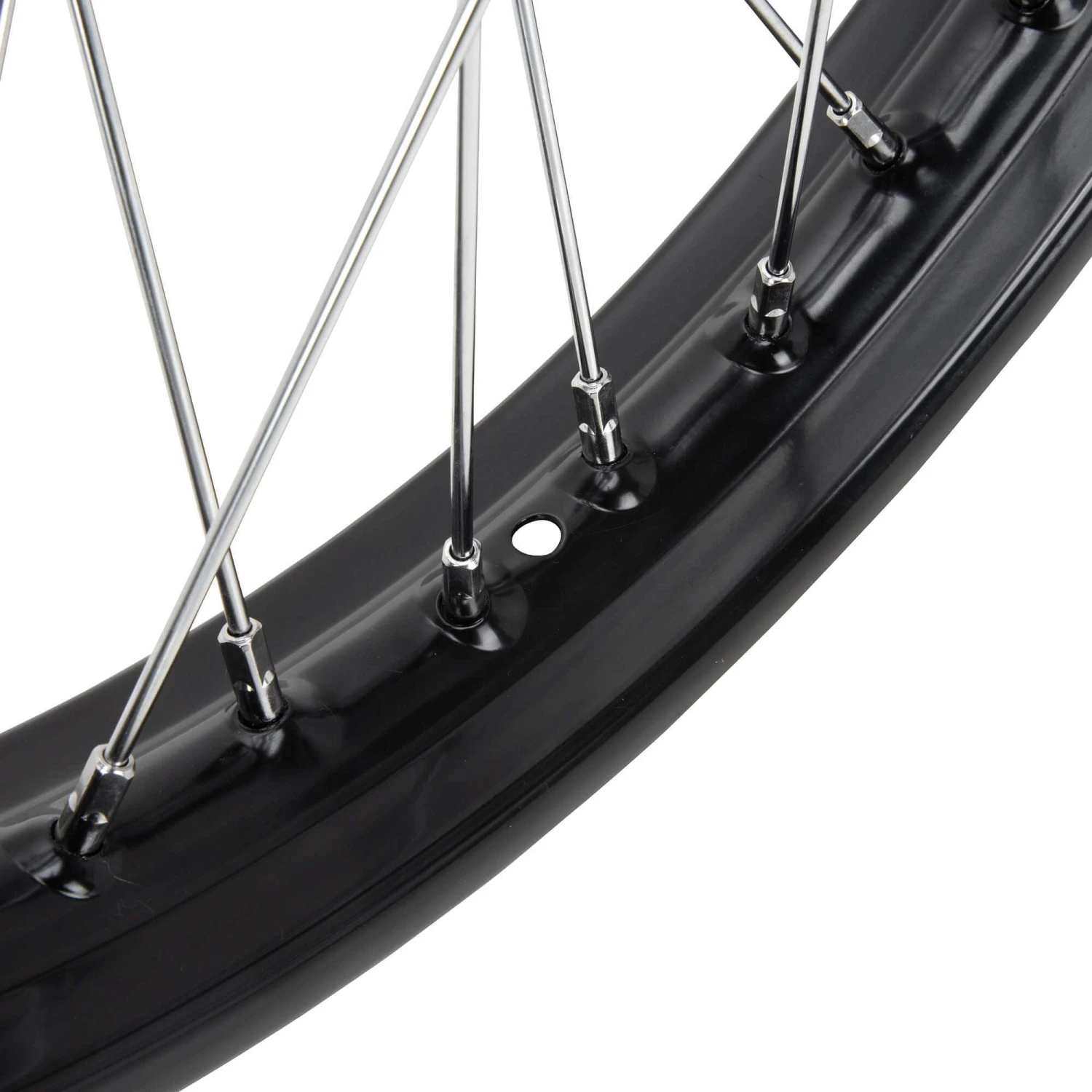 Complete 21 Inch Ribbed Spool Hub Chopper Wheel - 3/4 Inch Bearings - Black 8 Complete 21 Inch Ribbed Spool Hub Chopper Wheel - 3/4 Inch Bearings - Black - Image 6