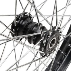 Complete 21 Inch Ribbed Spool Hub Chopper Wheel - 3/4 Inch Bearings - Black 17 Complete 21 Inch Ribbed Spool Hub Chopper Wheel - 3/4 Inch Bearings - Black -Motor Parts Shop 010716 Lowbrow Customs Complete 21 in Ribbed Spool Hub Chopper Wheel 3 4inch Bearings Black 4