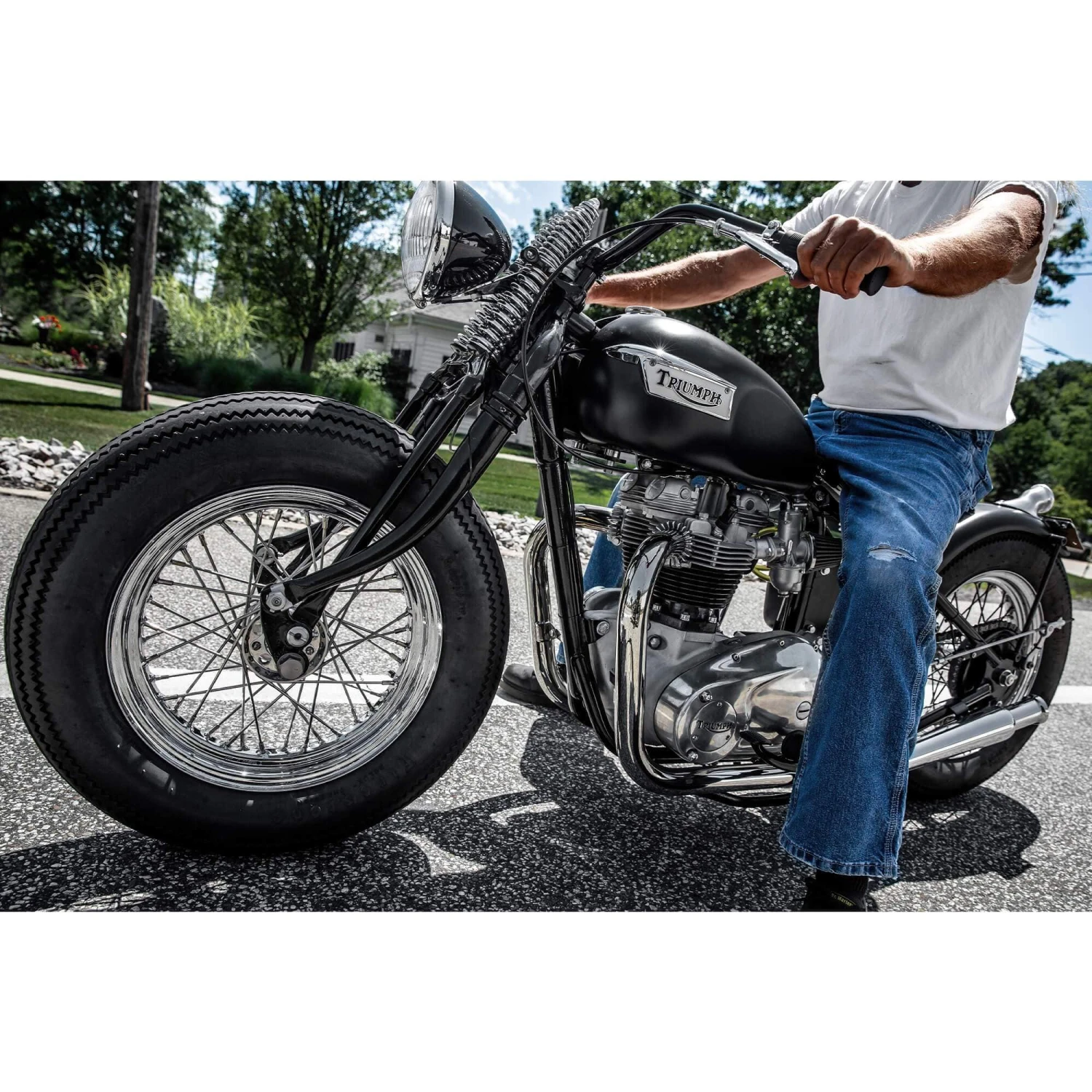 Firestone Deluxe Champion Motorcycle Tire 5.00-16 9 Firestone Deluxe Champion Motorcycle Tire 5.00-16 - Image 7