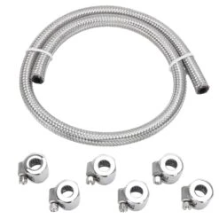 5/16 Inch Braided Stainless Fuel Line Kit