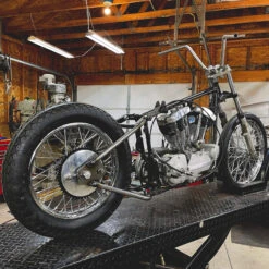 Straight Leg Bolt-On Hardtail Rear Frame Section For 1967 - 1978 H-D Ironhead Sportster -Motor Parts Shop 011033 Lowbrow Customs StraightLegBolt OnHardtailRearFrameSectionfor1967 1978H DIronheadSportster 1