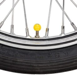 Yellow Moon Air Valve Caps -Motor Parts Shop 011035 Mooneyes Yellow Moon Air Valve Caps 5