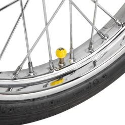 Yellow Moon Air Valve Caps -Motor Parts Shop 011035 Mooneyes Yellow Moon Air Valve Caps 6