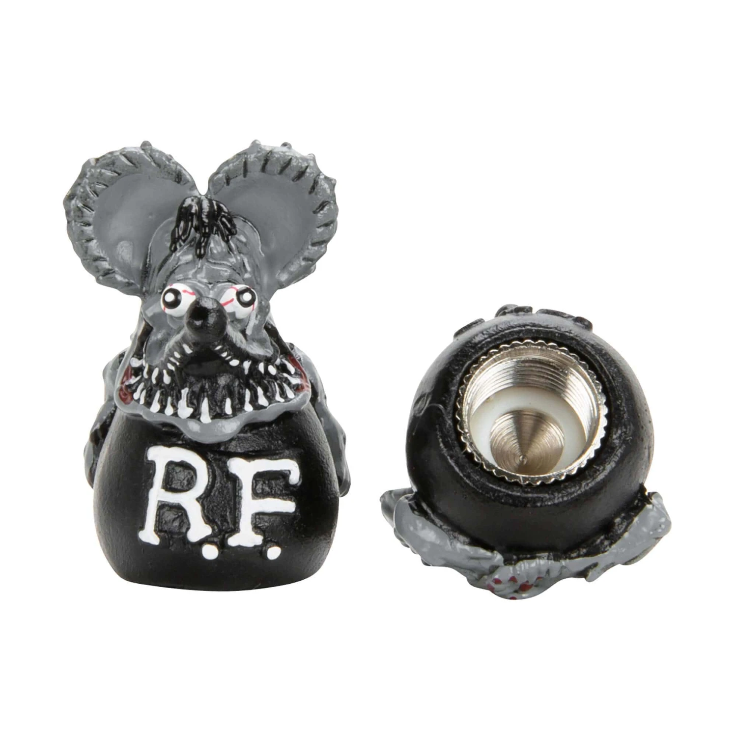 Rat Fink Air Valve Caps - Gray 4 Rat Fink Air Valve Caps - Gray - Image 2