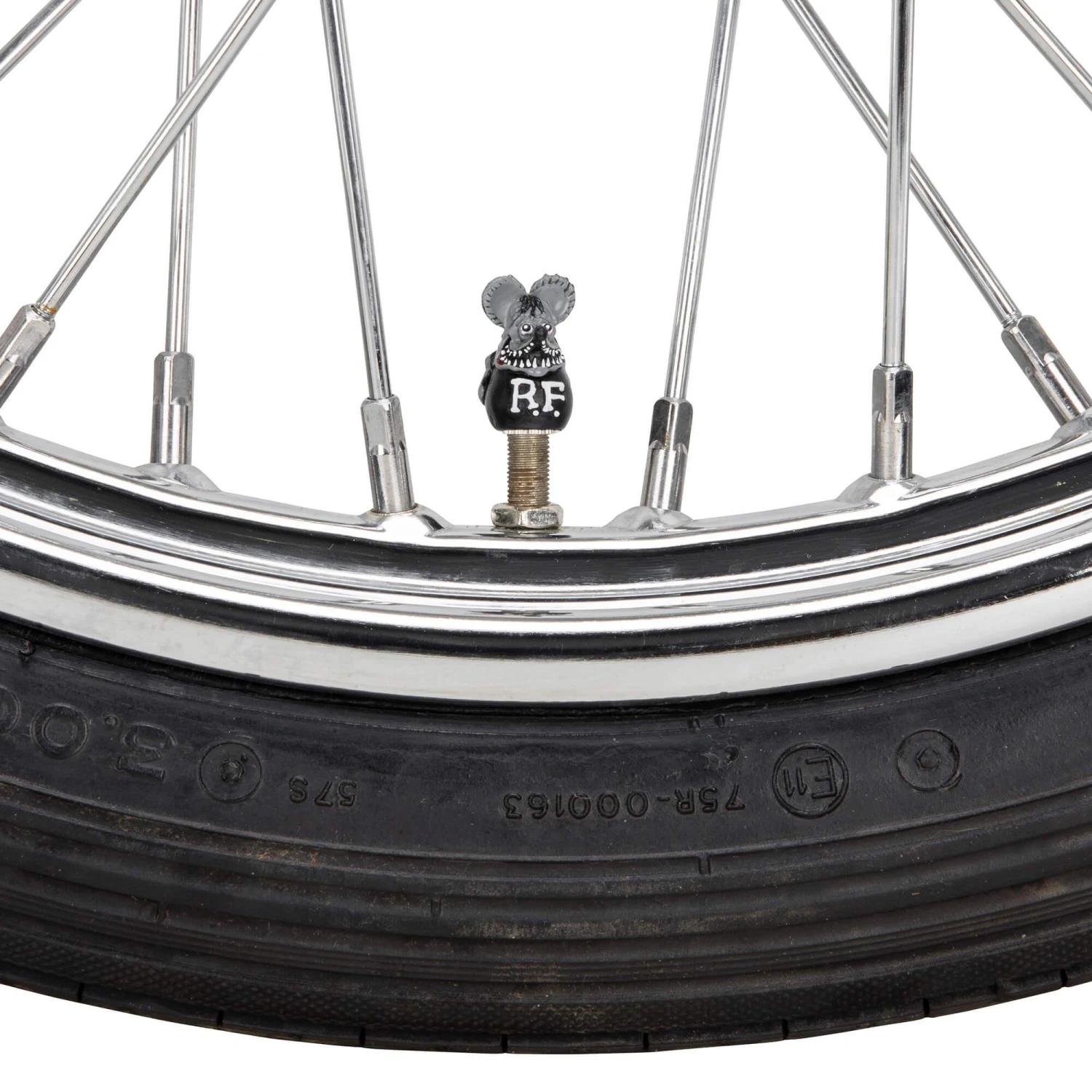 Rat Fink Air Valve Caps - Gray 5 Rat Fink Air Valve Caps - Gray - Image 3