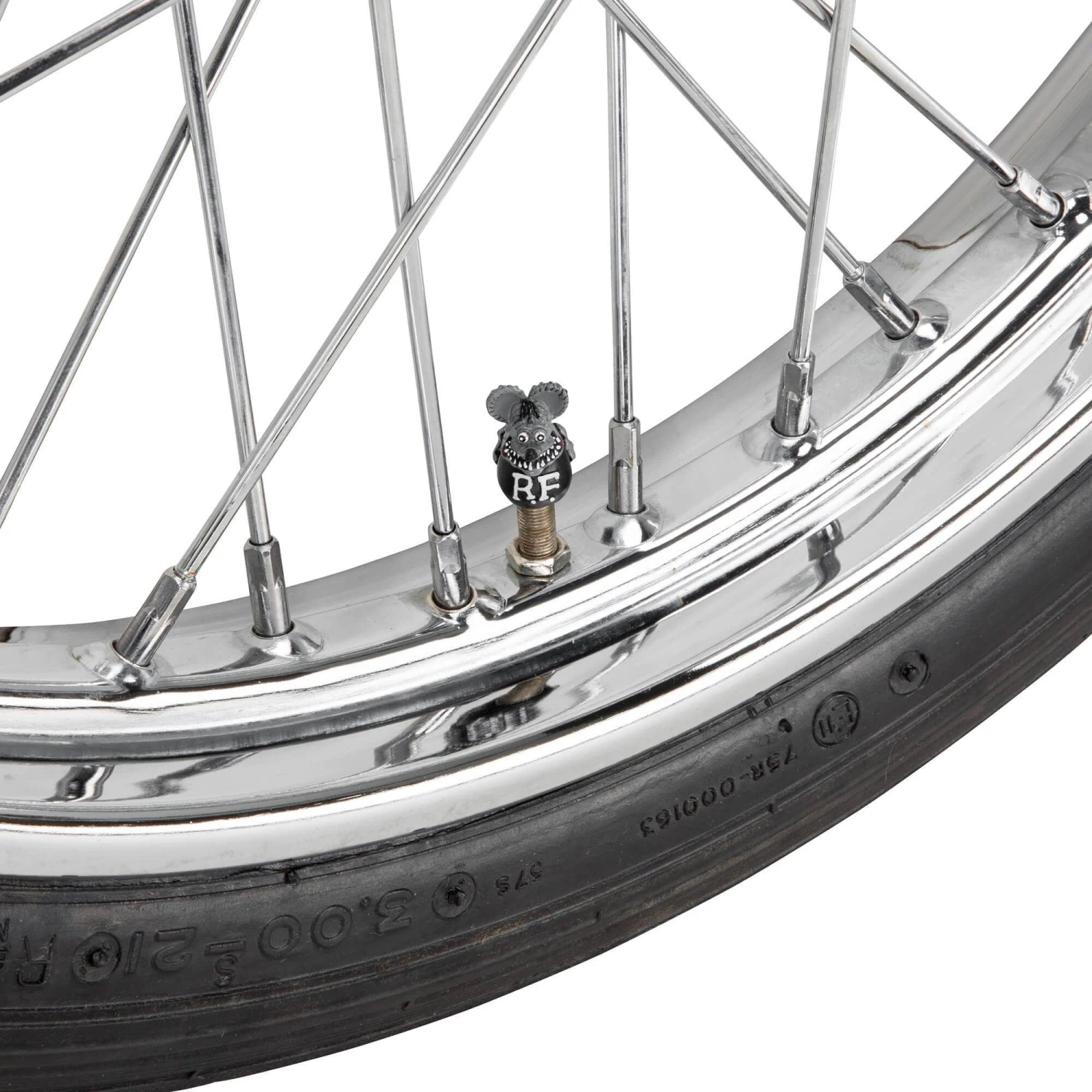 Rat Fink Air Valve Caps - Gray 6 Rat Fink Air Valve Caps - Gray - Image 4