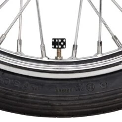 Dice Air Valve Caps - Black -Motor Parts Shop 011039 Mooneyes Dice Air Valve Caps Black 4