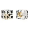 Dice Air Valve Caps - Clear