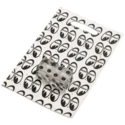 Dice Air Valve Caps - Clear 11 Dice Air Valve Caps - Clear -Motor Parts Shop 011041 Mooneyes Dice Air Valve Caps Clear 3