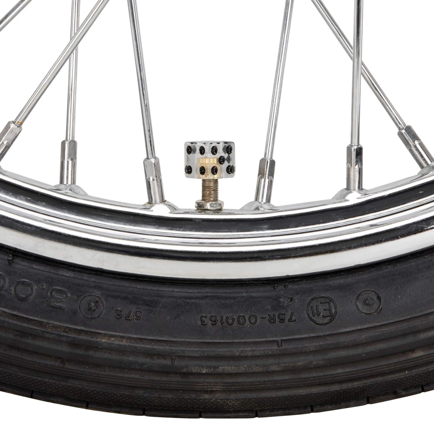 Dice Air Valve Caps - Clear 6 Dice Air Valve Caps - Clear - Image 4