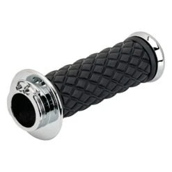 AlumiCore Grip Set Dual Cable - Chrome -Motor Parts Shop 011292 Biltwell Grips ALUMICOREGRIPSETDUALCABLE CHROME 6