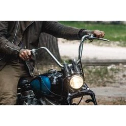 Inline Springer Riser Clamp For Fork Sixties Narrow Bars - Dual Clamp - Black -Motor Parts Shop 012149 Fork Co InlineSpringerRiserClampforForkSixtiesNarrowBars DualClamp Black 2