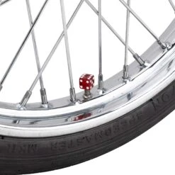 Glitter Dice Air Valve Caps - Red -Motor Parts Shop 012376 Mooneyes Glitter Dice Air Valve Caps Red 4