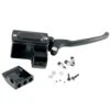 1 Inch Brake Master Cylinder Assembly With Switches - Black - 5/8 Inch Bore -Motor Parts Shop 013250 GMA Engineering 1 inch Brake Master Cylinder Assembly with Switches Black 5 8 inch Bore