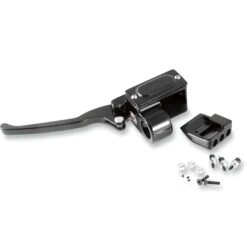 1 Inch Clutch Master Cylinder Assembly With Switches - Black - 9/16 Inch Bore